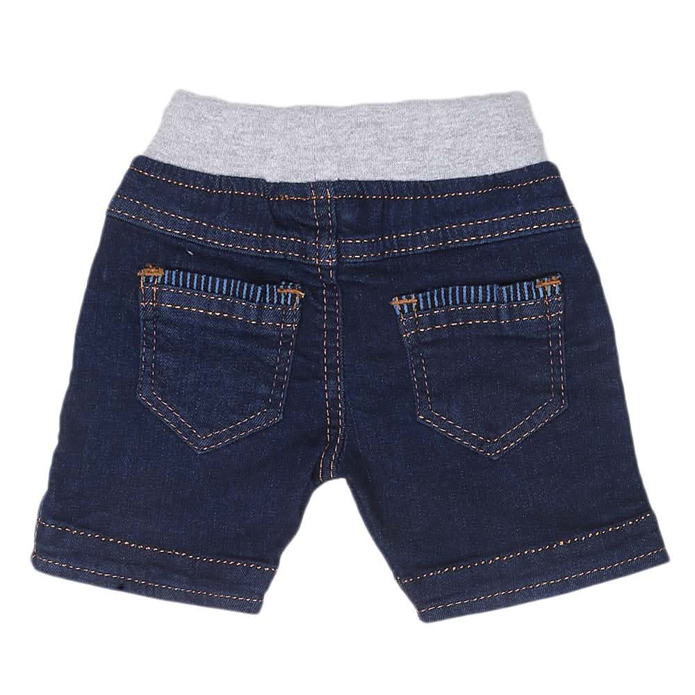 Newborn Boys Shorts - Dark Blue - test-store-for-chase-value
