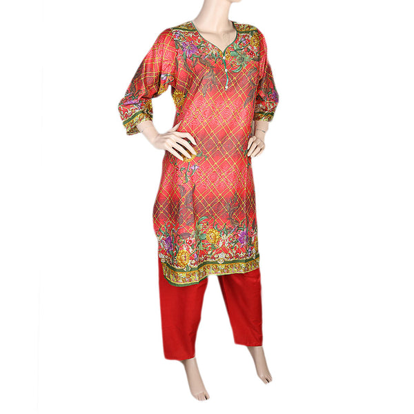 Women's Printed Lawn 2 Pcs Stitched Suit - Multi, Women's Fashion, Chase Value, Chase Value