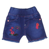 Newborn Girls Shorts (G-26) - Dark Blue - test-store-for-chase-value
