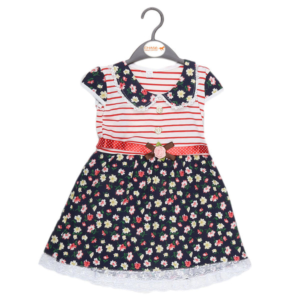 Girls Fancy Frock - Red, Kids, Girls Frocks, Chase Value, Chase Value