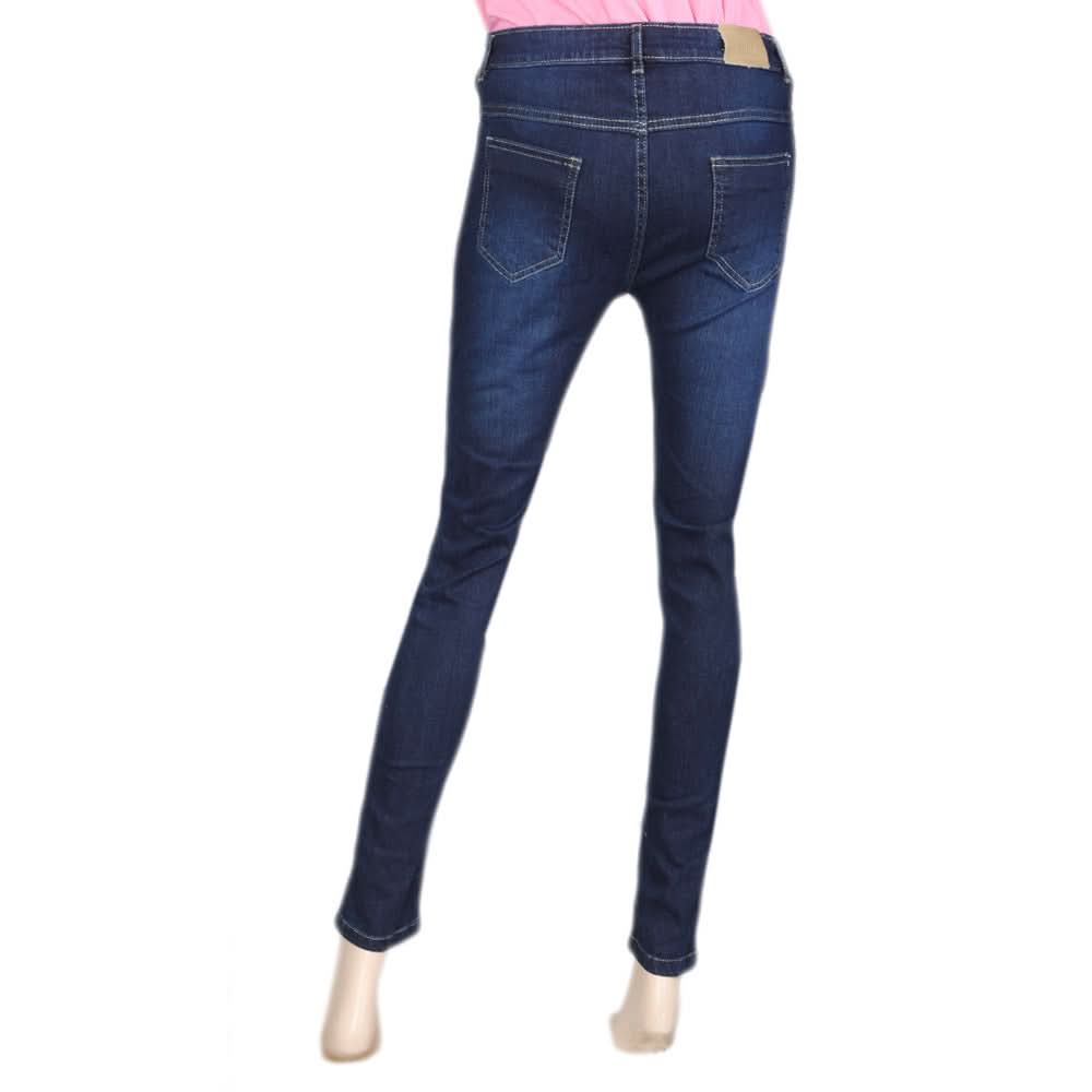 Women's Denim Pant - Dark Blue, Women, Pants & Tights, Chase Value, Chase Value