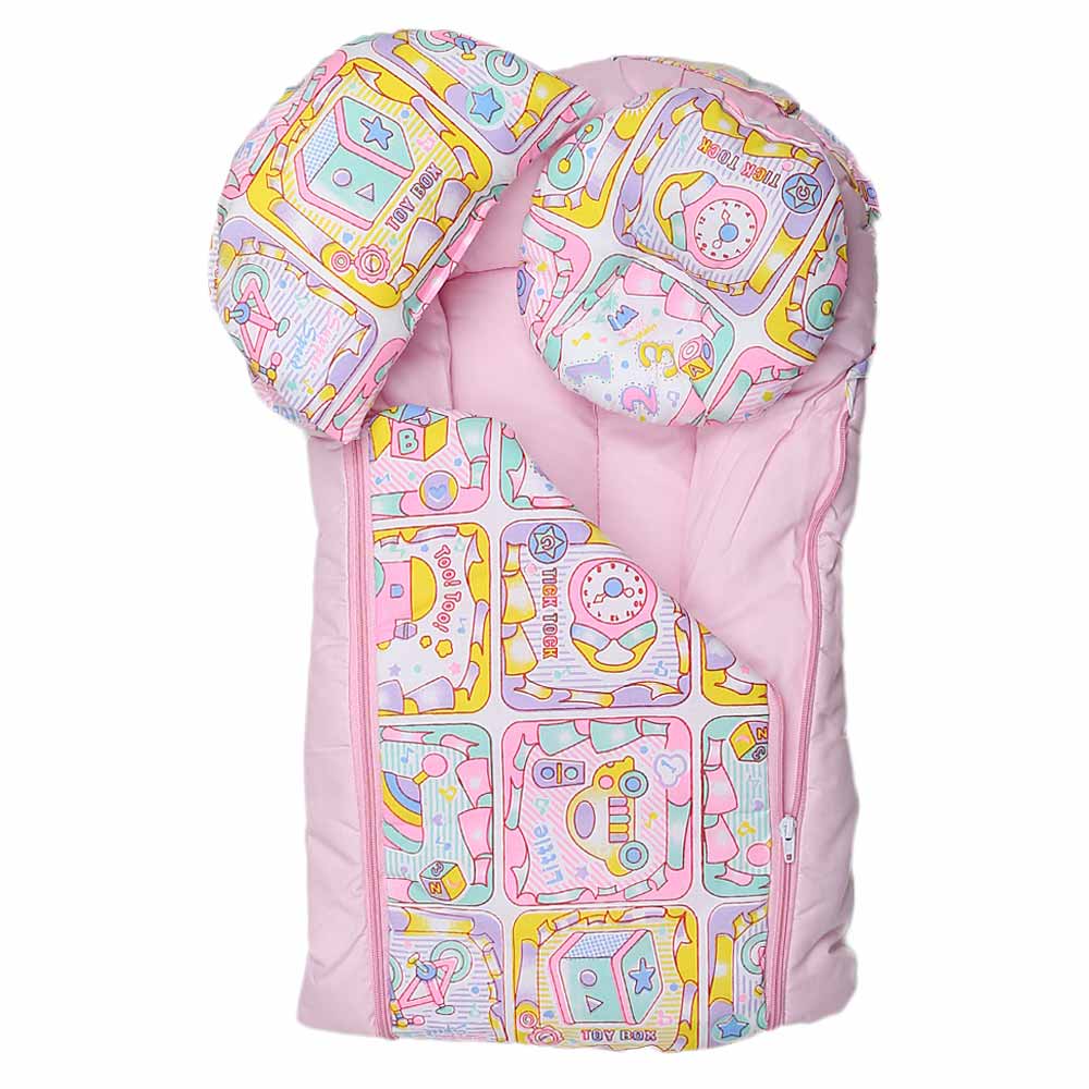 Newborn Sleeping Bag 7 Pcs Set - Pink, Kids, Sleeping Bags, Chase Value, Chase Value
