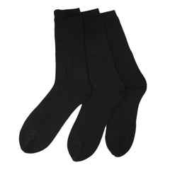 Men's Socks 3 Pcs - Black, Men, Mens Socks, Chase Value, Chase Value