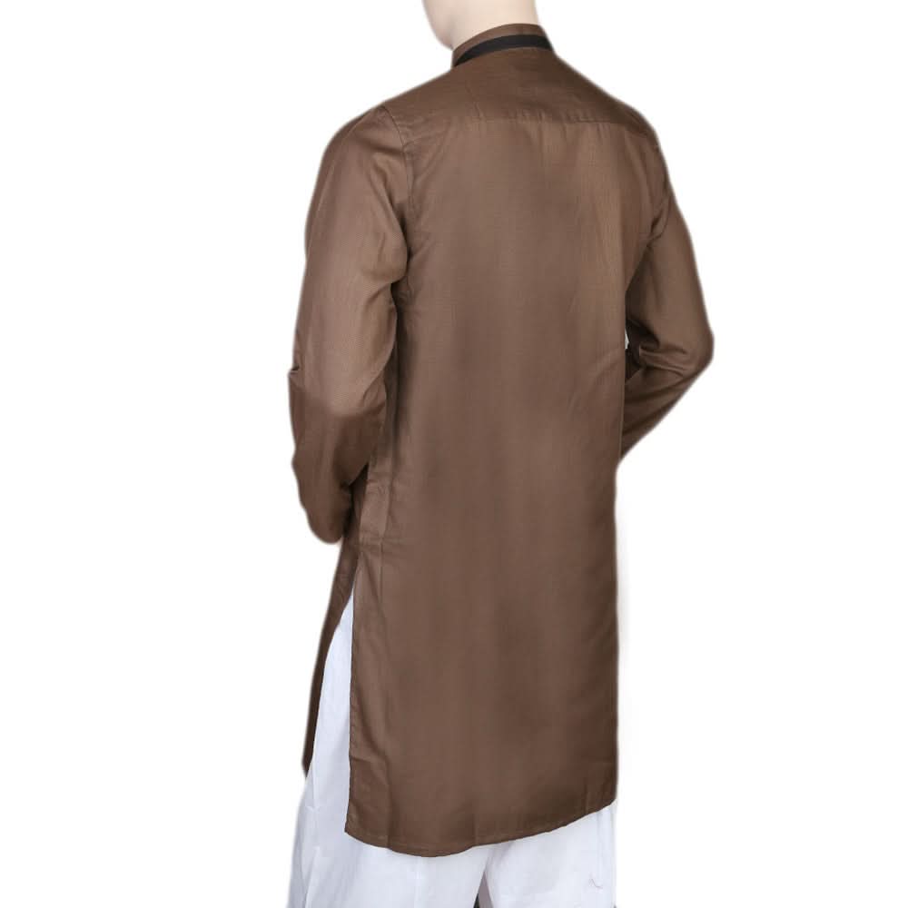 Mashriq Fancy Kurta For Men - Brown, Men, Kurtas, Chase Value, Chase Value