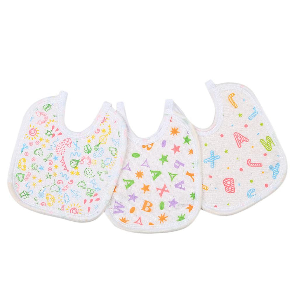 Newborn Bib Set 3 Pcs - Multi - test-store-for-chase-value