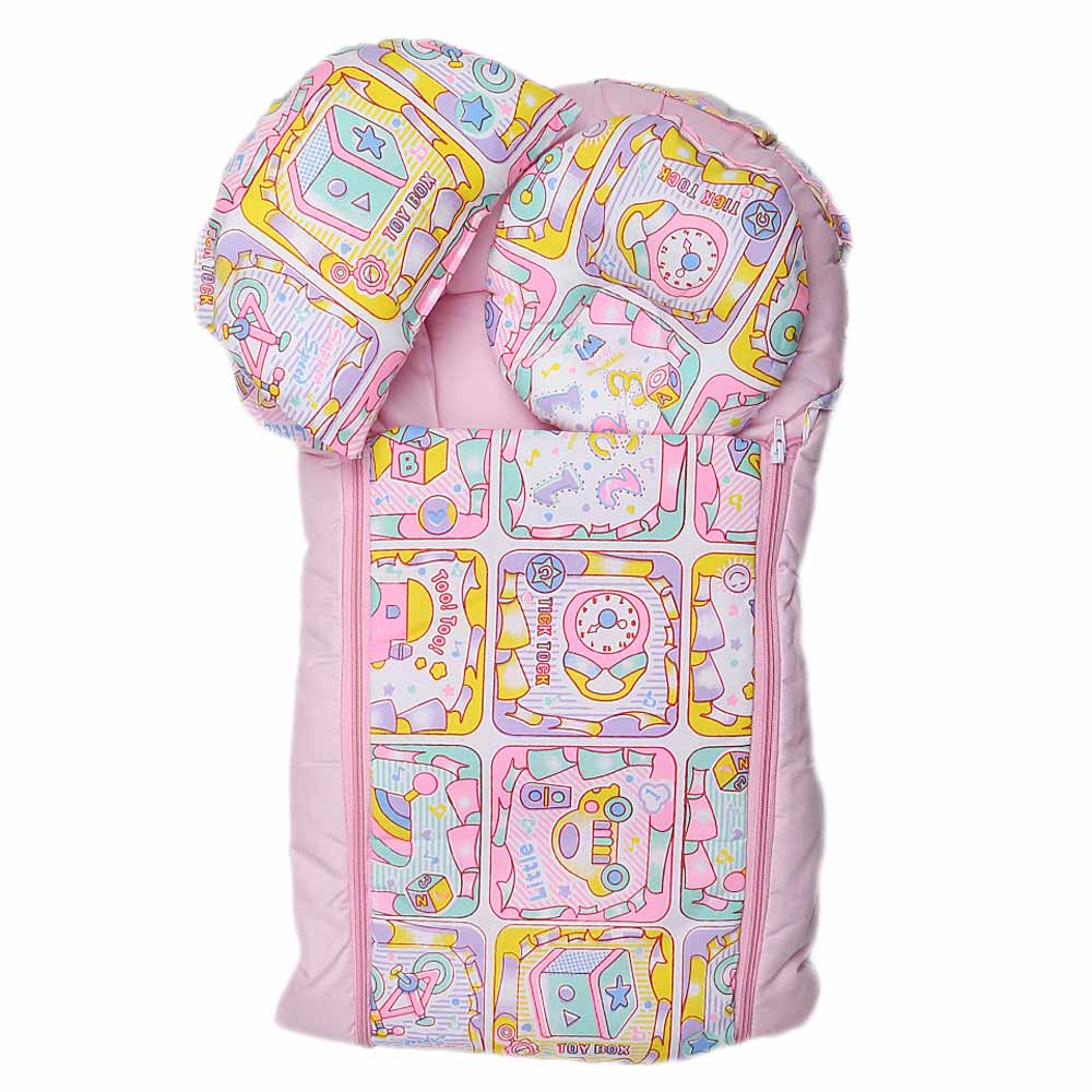 Newborn Sleeping Bag 7 Pcs Set - Pink, Kids, Sleeping Bags, Chase Value, Chase Value
