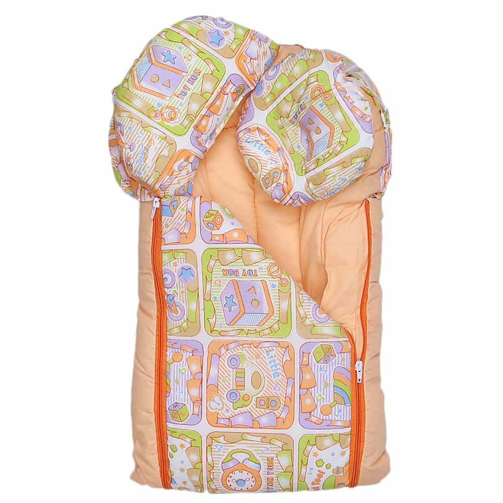 Newborn Sleeping Bag 7 Pcs Set - Peach, Kids, Sleeping Bags, Chase Value, Chase Value