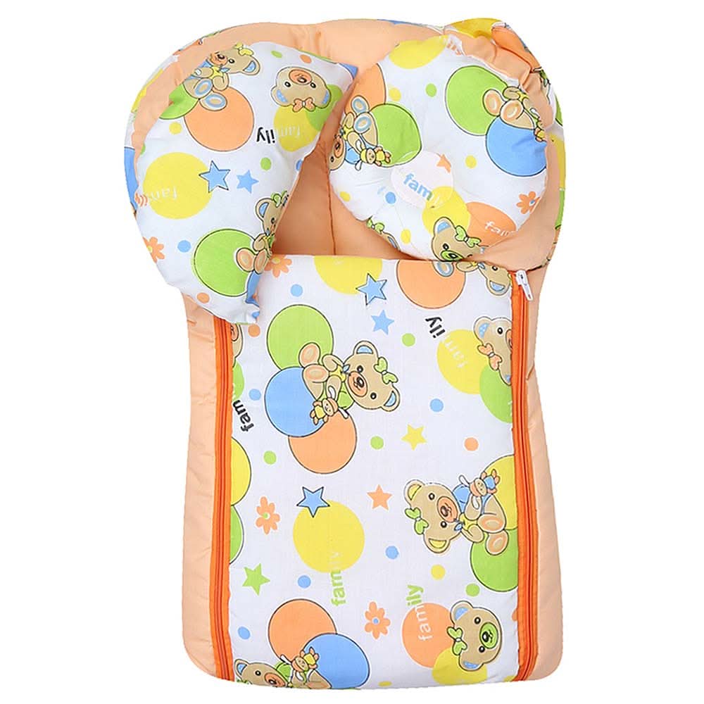 Newborn Sleeping Bag 7 Pcs Set - Peach, Kids, Sleeping Bags, Chase Value, Chase Value