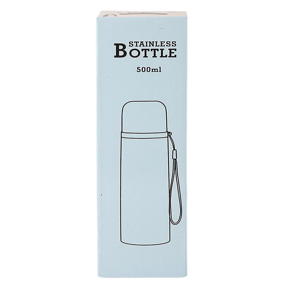 Steel Flask Bottle 500 ml - Golden, Home & Lifestyle, Glassware & Drinkware, Chase Value, Chase Value