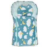 Newborn Sleeping Bag 2 Pcs - Cyan, Kids, Sleeping Bags, Chase Value, Chase Value