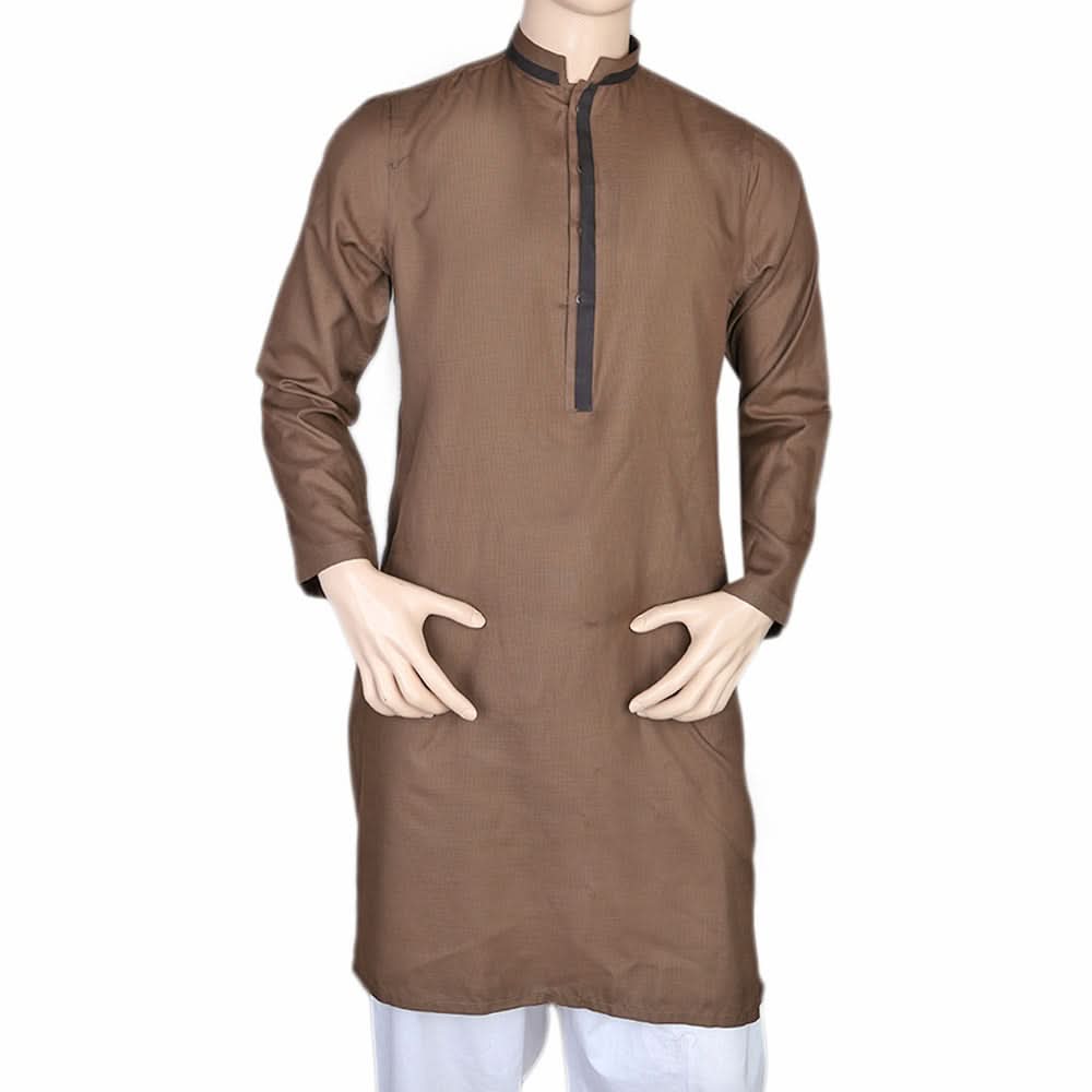 Mashriq Fancy Kurta For Men - Brown, Men, Kurtas, Chase Value, Chase Value