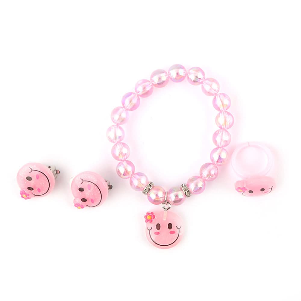 Girls Bracelet Set - Pink, Kids, Jewellery Sets, Chase Value, Chase Value