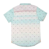 Boys Half Sleeves Printed Shirt - Cyan, Kids, Boys Shirts, Chase Value, Chase Value