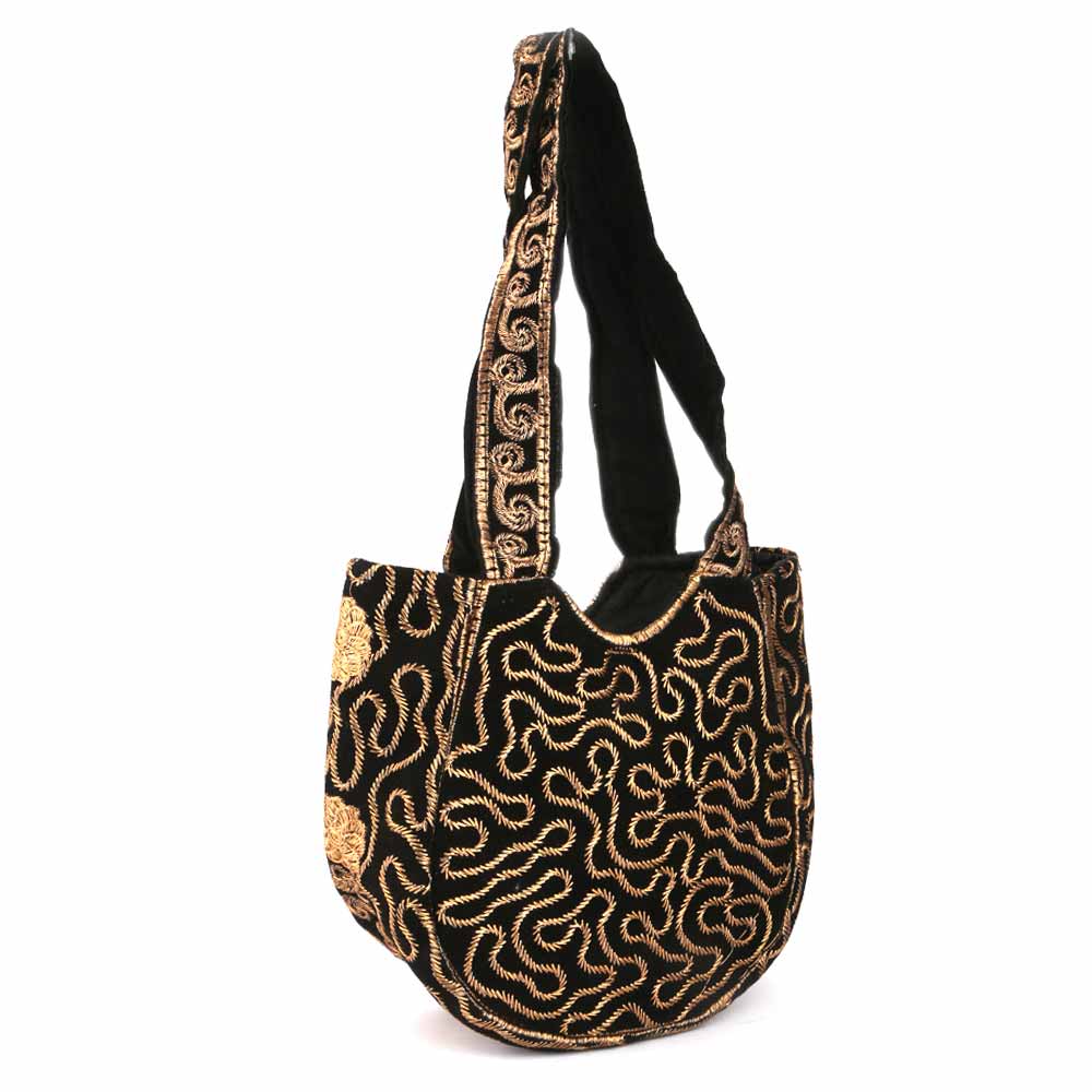 Women's Embroidered Shoulder Handbag - Copper, Women's Handbags, Chase Value, Chase Value