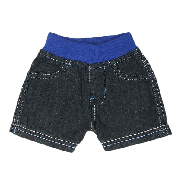 Newborn Boys Shorts - Steel Blue - test-store-for-chase-value