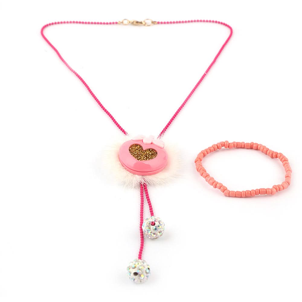 Girls Mala Set - Dark Pink, Kids, Jewellery Sets, Chase Value, Chase Value