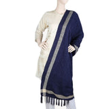 Women's Velvet Shawl - Navy Blue, Women, Shawls And Scarves, Chase Value, Chase Value