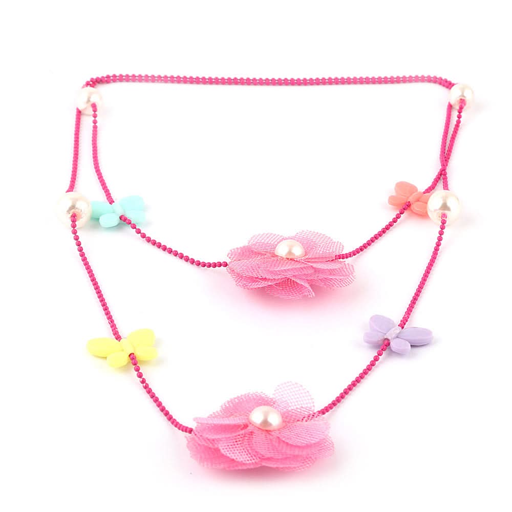 Girls Mala - Dark Pink, Kids, Jewellery Sets, Chase Value, Chase Value