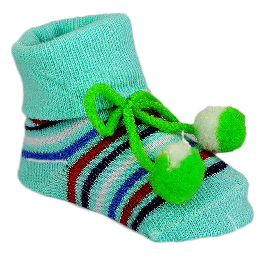 Newborn Booties - Cyan, Kids, NB Shoes And Socks, Chase Value, Chase Value