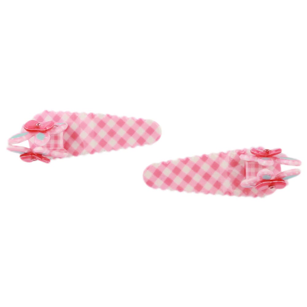 Girls Hair Pin 2 Pcs- Dark Pink, Kids, Hair Accessories, Chase Value, Chase Value
