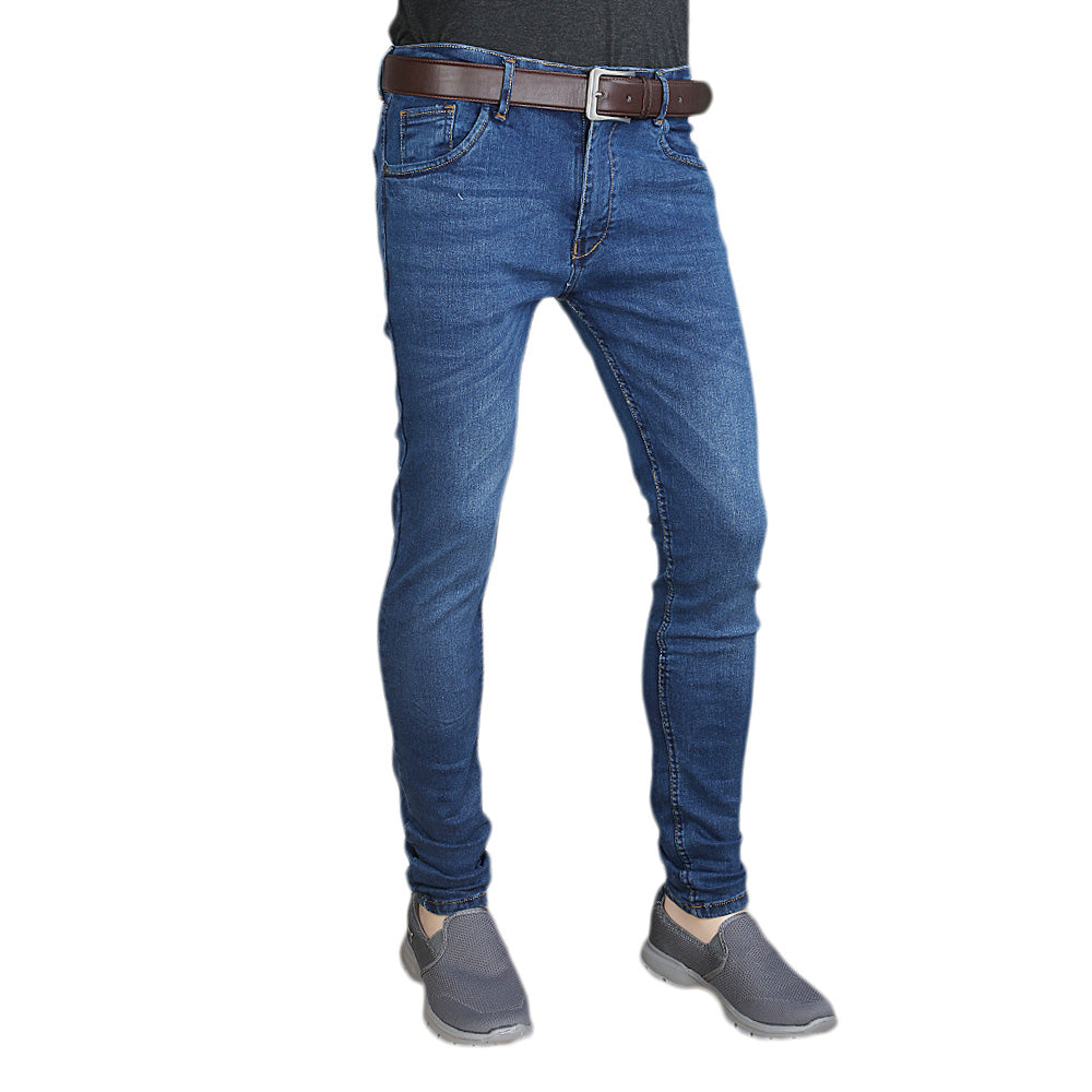 Men's Casual Denim Pant - Blue, Men, Casual Pants And Jeans, Chase Value, Chase Value
