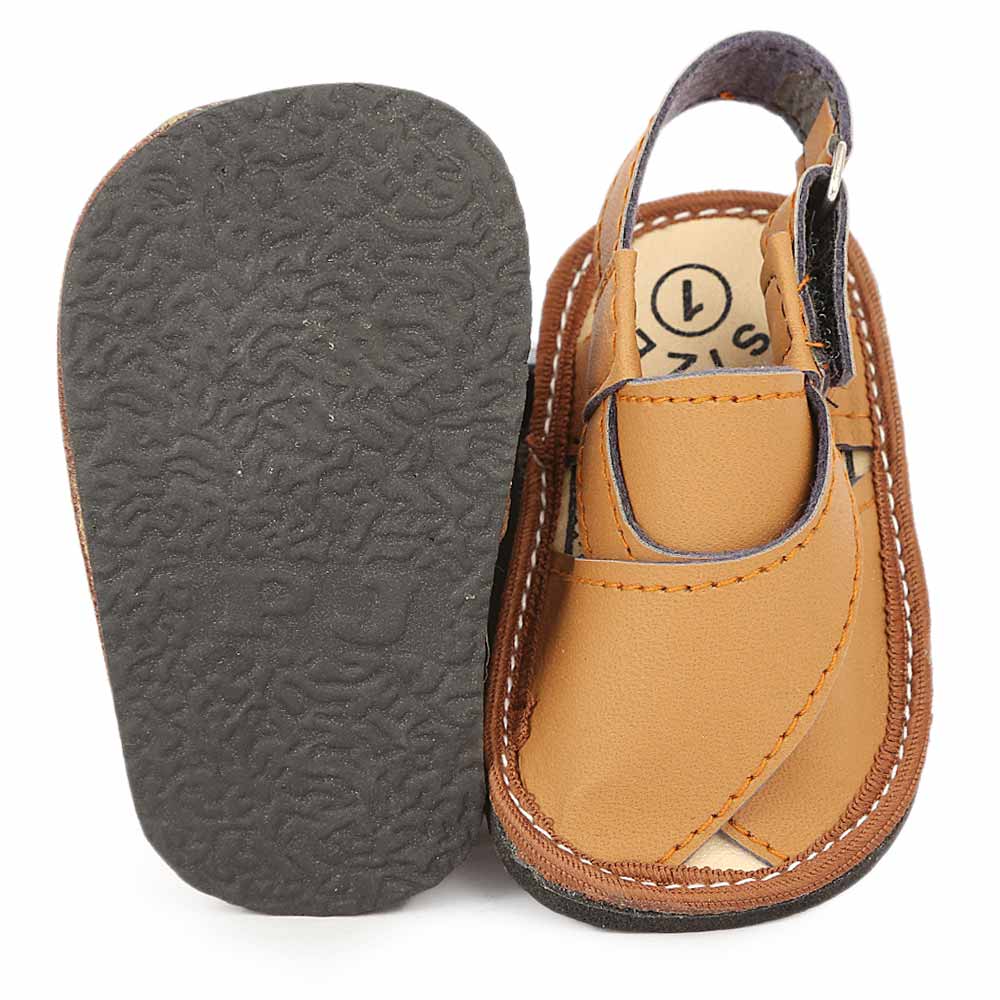 Newborn Boys Peshawari Sandal - Brown, Kids, NB Shoes And Socks, Chase Value, Chase Value