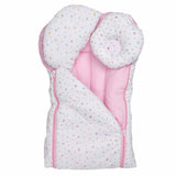 Newborn Sleeping Bag 7 Pcs Set - White - Pink, Kids, Sleeping Bags, Chase Value, Chase Value