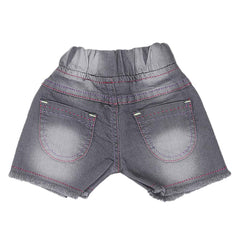 Newborn Girls Shorts (G-26) - Grey - test-store-for-chase-value