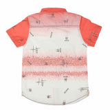 Boys Half Sleeves Printed Shirt - Peach, Kids, Boys Shirts, Chase Value, Chase Value