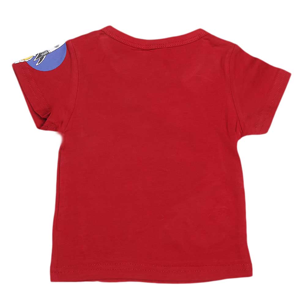 Newborn Boys T-Shirt - Maroon, Kids, NB Boys Shirts And T-Shirts, Chase Value, Chase Value