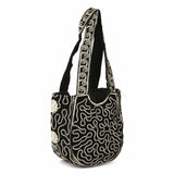 Women's Embroidered Shoulder Handbag - Silver, Women's Handbags, Chase Value, Chase Value