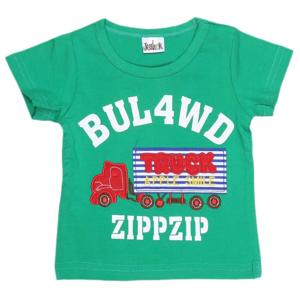 Newborn Boys T-Shirt - Green, Kids, NB Boys Shirts And T-Shirts, Chase Value, Chase Value