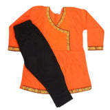 Girls Embroidered 2 Piece Suit - Orange, Kids, Girls Sets And Suits, Chase Value, Chase Value