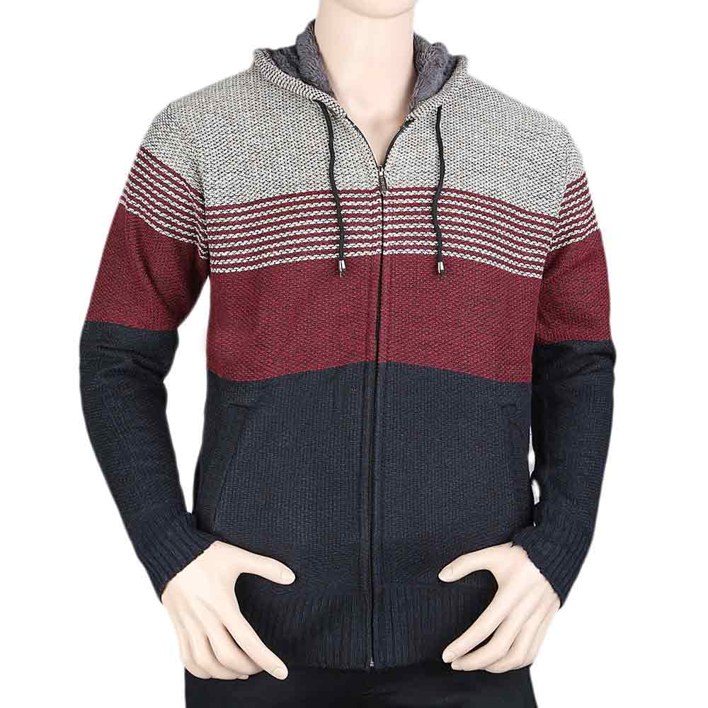 Men's Full Sleeves Hooded Zipper Upper - Beige, Men, Jackets and Hoodies, Chase Value, Chase Value