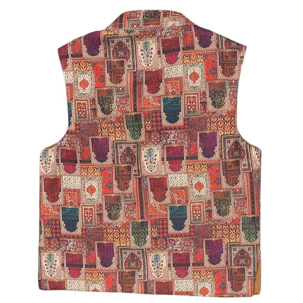 Boys Digital Waistcoat - Brown, Kids, Boys Waistcoats, Chase Value, Chase Value