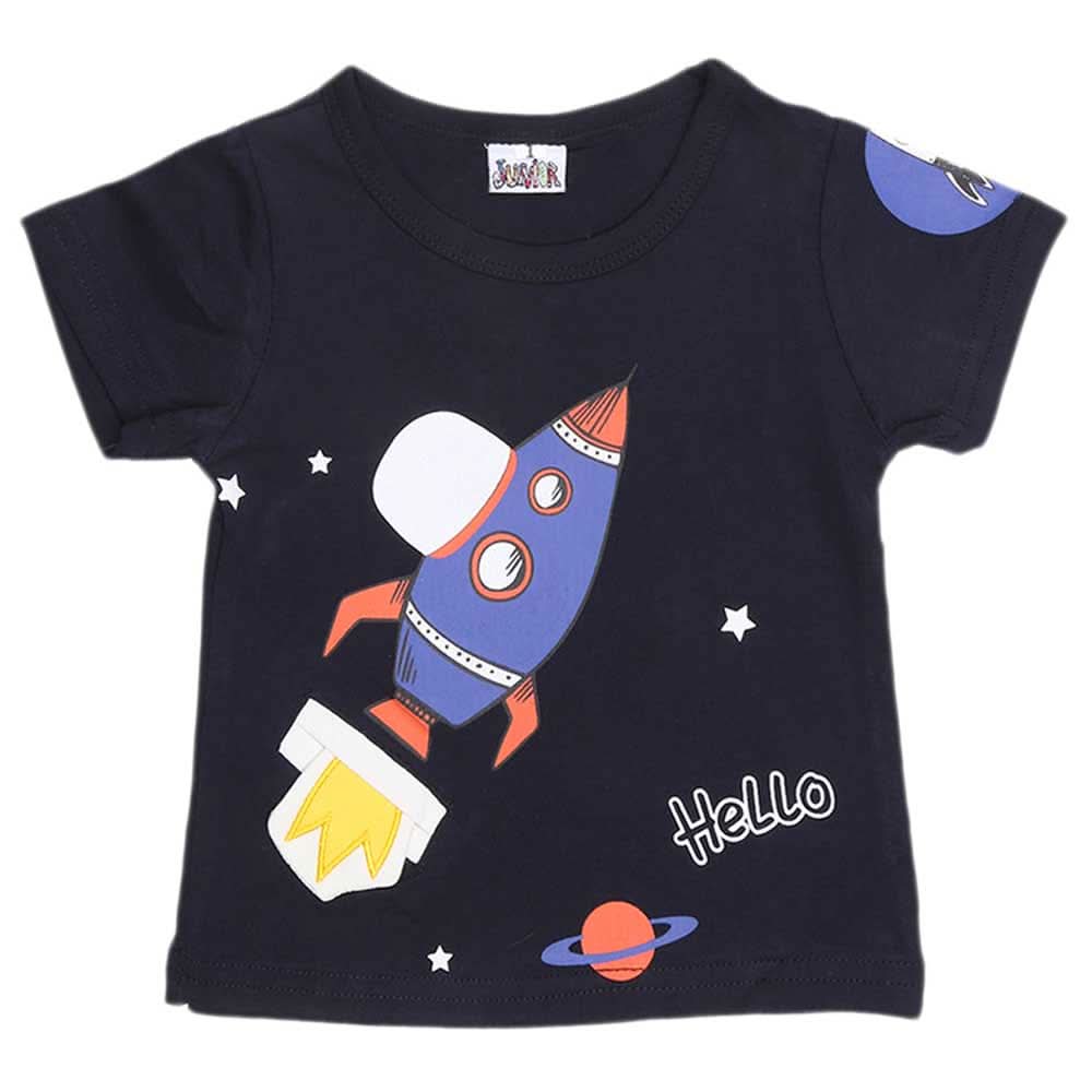 Newborn Boys T-Shirt - Black, Kids, NB Boys Shirts And T-Shirts, Chase Value, Chase Value