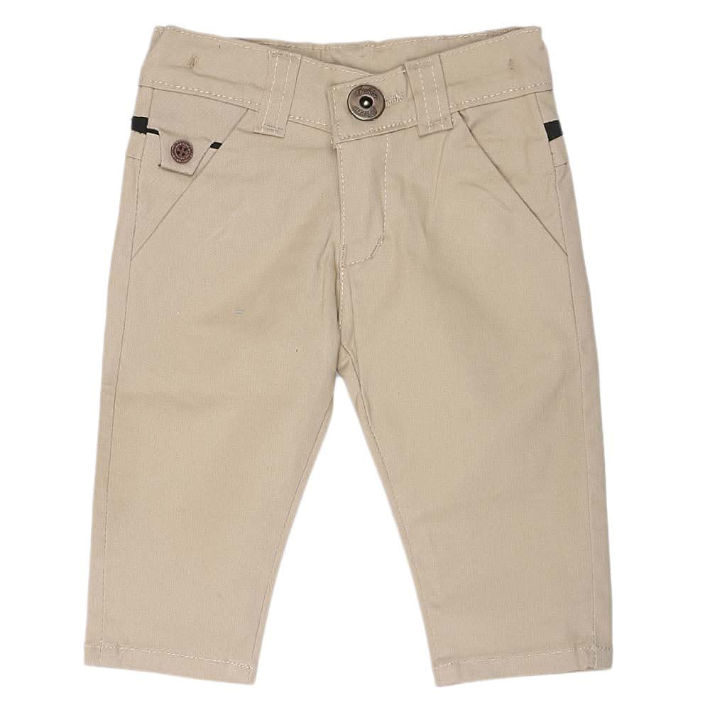 Newborn Boys Cotton Pant - Fawn, Kids, NB Boys Shorts And Pants, Chase Value, Chase Value