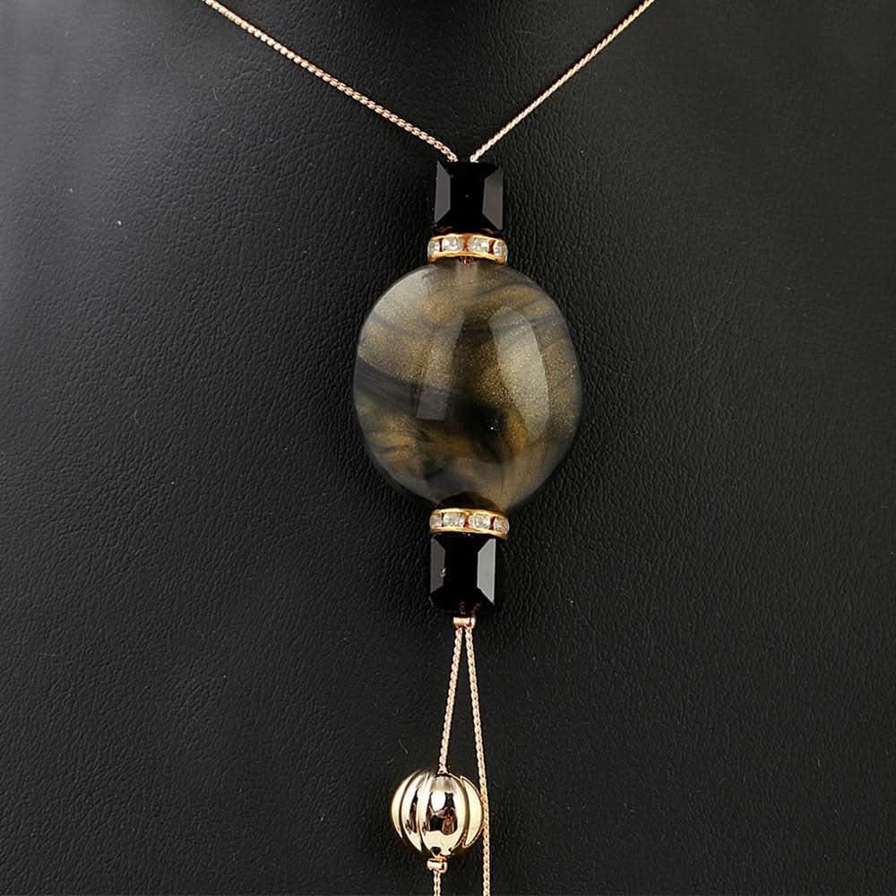 Women's Beads Long Mala - Black, Women, Chains & Lockets, Chase Value, Chase Value