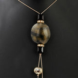 Women's Beads Long Mala - Black, Women, Chains & Lockets, Chase Value, Chase Value