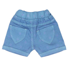 Newborn Girls Shorts (G-24) - Blue - test-store-for-chase-value