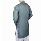 Mashriq Slim Fit Kurta For Men - Steel Blue, Men, Kurtas, Chase Value, Chase Value
