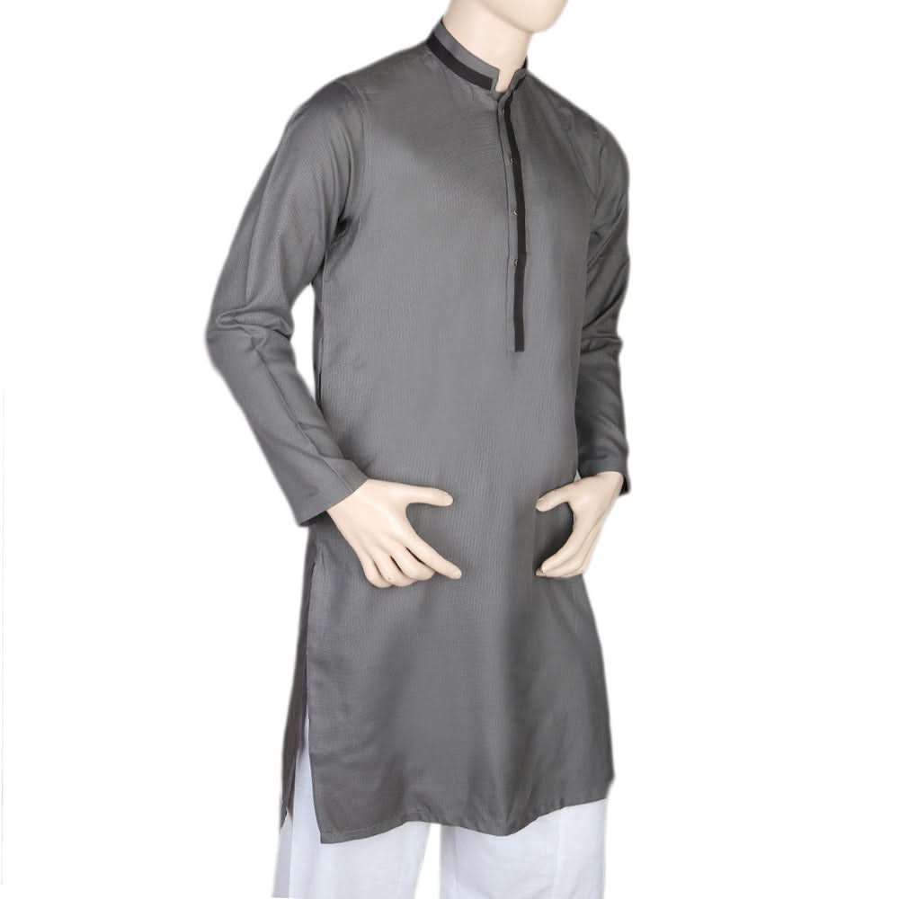 Mashriq Fancy Kurta For Men -  Grey, Men, Kurtas, Chase Value, Chase Value