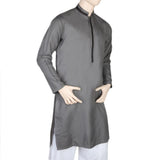 Mashriq Fancy Kurta For Men -  Grey, Men, Kurtas, Chase Value, Chase Value