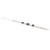 Women's Fancy Bracelet - Silver-Black, Women, Bangles & Bracelets, Chase Value, Chase Value
