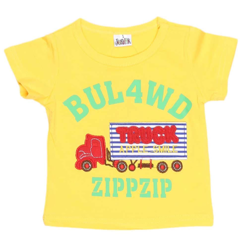 Newborn Boys T-Shirt - Yellow, Kids, NB Boys Shirts And T-Shirts, Chase Value, Chase Value