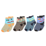 Kids Socks Pack Of 4 - Multi, Kids, Boys Socks, Chase Value, Chase Value