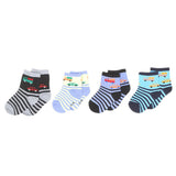 Boys Socks Pack Of 4 - Multi, Kids, Boys Socks, Chase Value, Chase Value