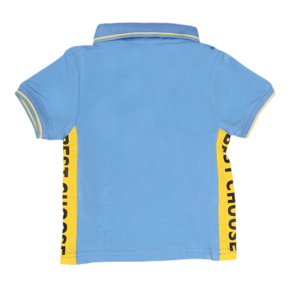 Boys Half Sleeves Polo T-Shirt - Blue, Kids, Boys T-Shirts, Chase Value, Chase Value
