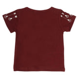 Newborn Boys T-Shirt - Maroon, Kids, NB Boys Shirts And T-Shirts, Chase Value, Chase Value