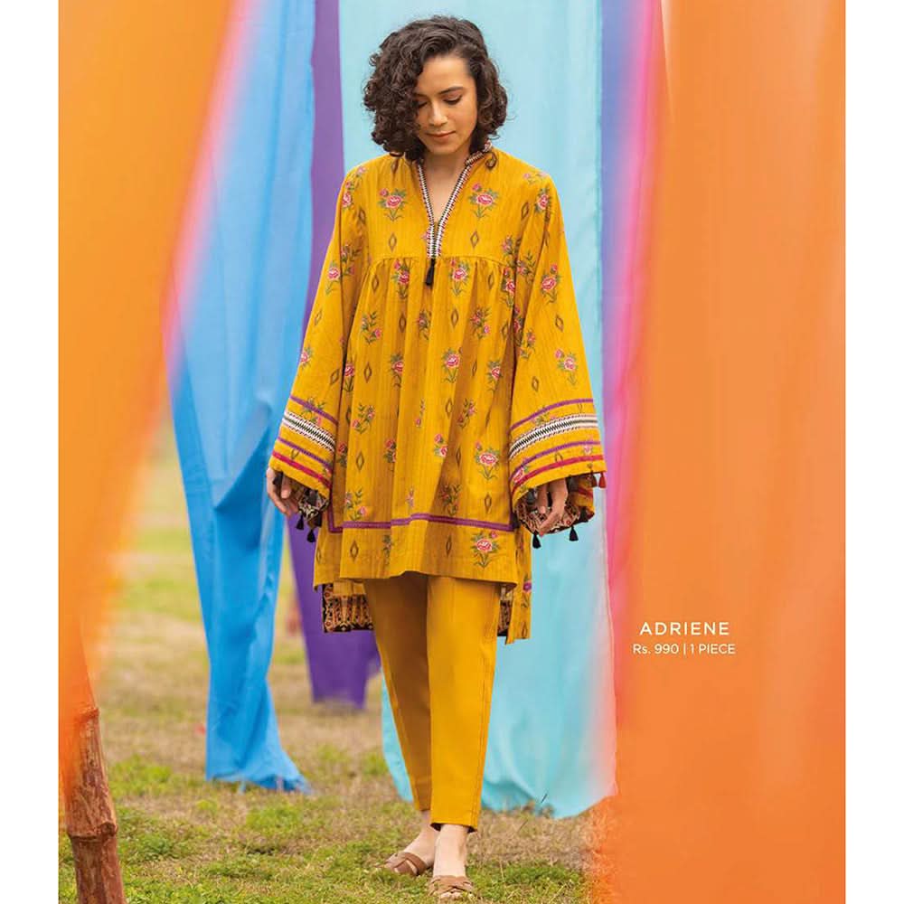 Sapphire Lawn 1Pcs Un-Stitched Shirt Vol 1 WOEM - Adriene, Women, Unstitched Kurti, Sapphire, Chase Value